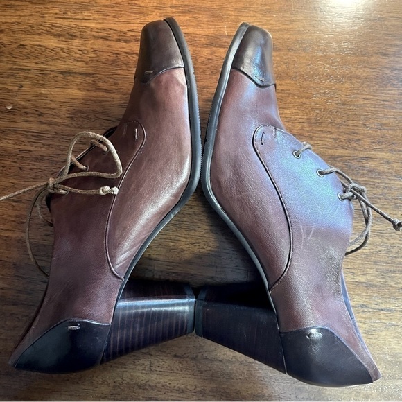 Everybody by Moda brown Leather Heeled Booties,  Comfort Shoes EU 37. - Picture 12 of 15